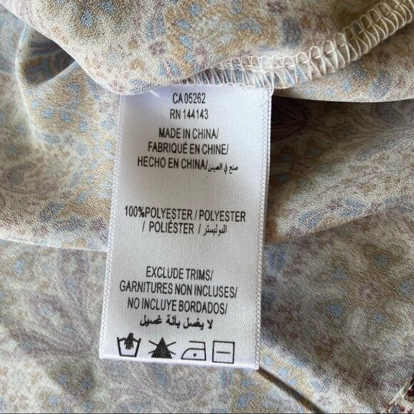 California Moonrise Floral Print Breezy Flowy Western Boho Dress - Picture 6 of 14